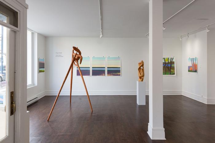 Installation View of Ingrained