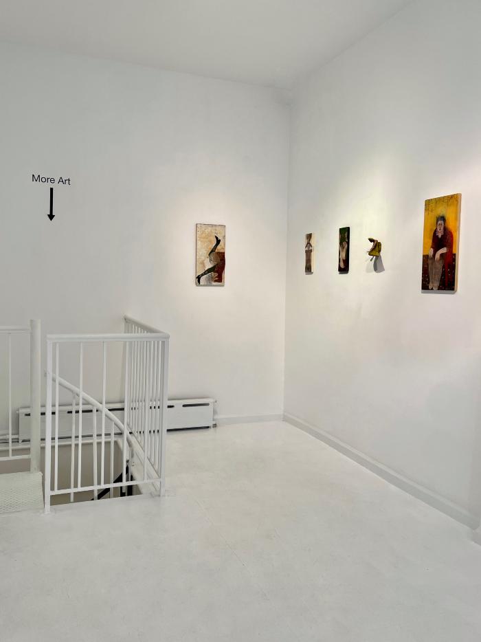 Installation View of Fire & Flurry