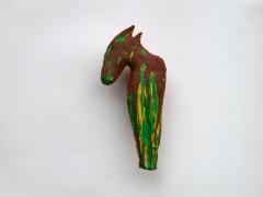 Fanny (Green Horse) by Jackie Shatz