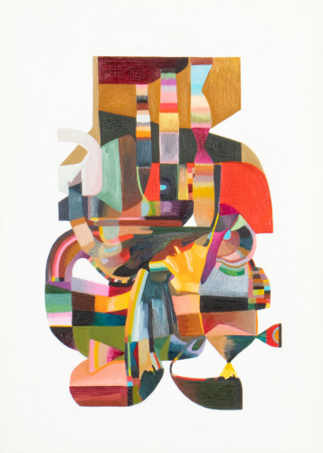 "Don't Forget the Romance" Small Works No. 125 by Sasha Hallock
