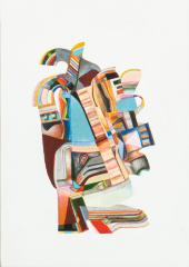 "Silent Observer" Small Works No. 127 by Sasha Hallock