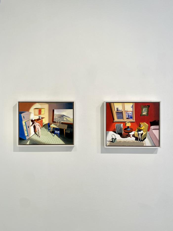 Installation View of Posturing