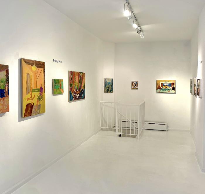 Installation View of Posturing