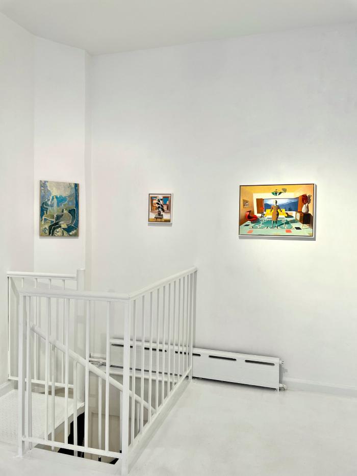 Installation View of Posturing