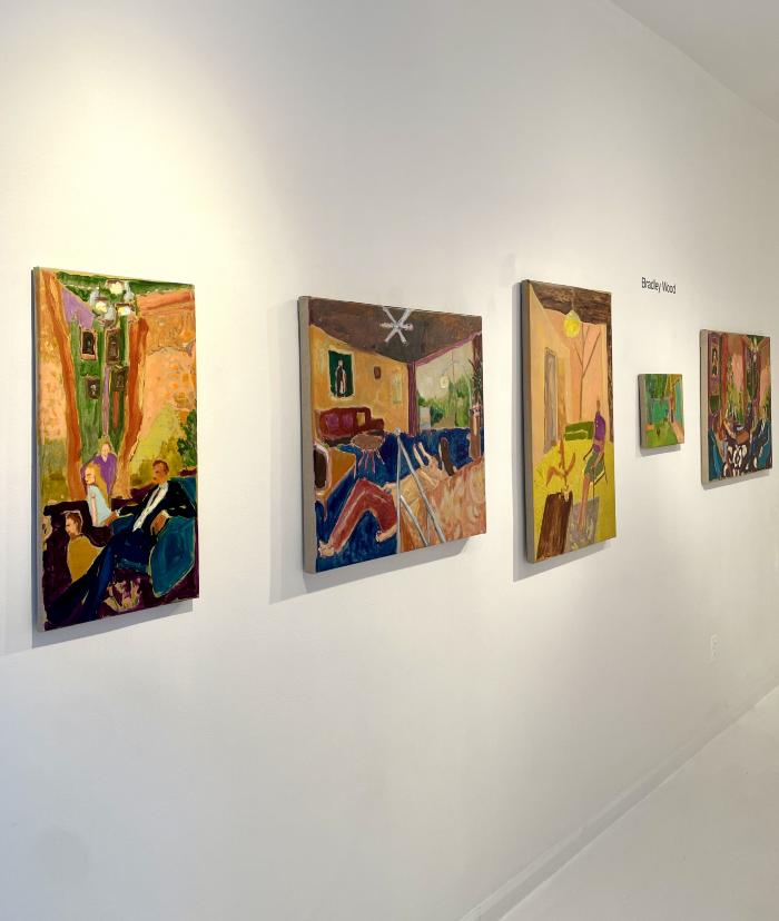 Installation View of Posturing