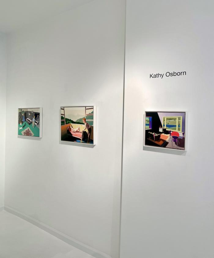 Installation View of Posturing