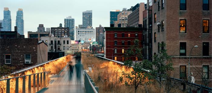 High Line at Dusk by Maria Passarotti