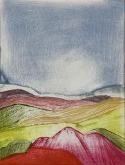 Abstract Mountains by Katharine Dufault