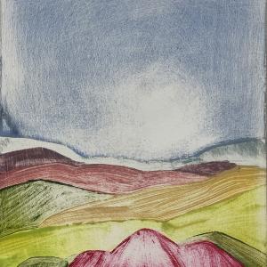 Abstract Mountains by Katharine Dufault