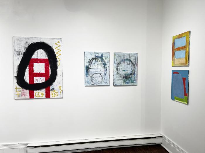 Installation View of Diametric Abstraction