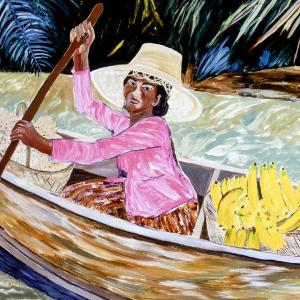 Floating Market by Carole Eisner