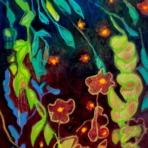 Fireflies and Moonbeams IV by Rachelle Krieger