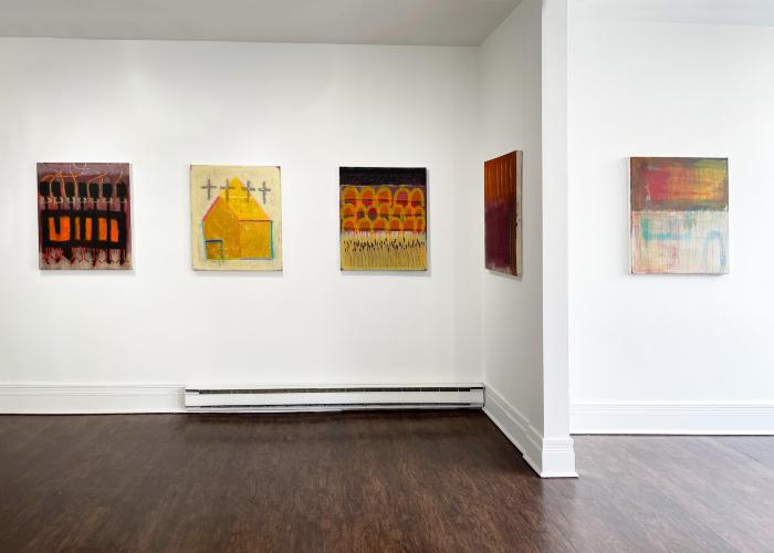 Installation View of Eighteen