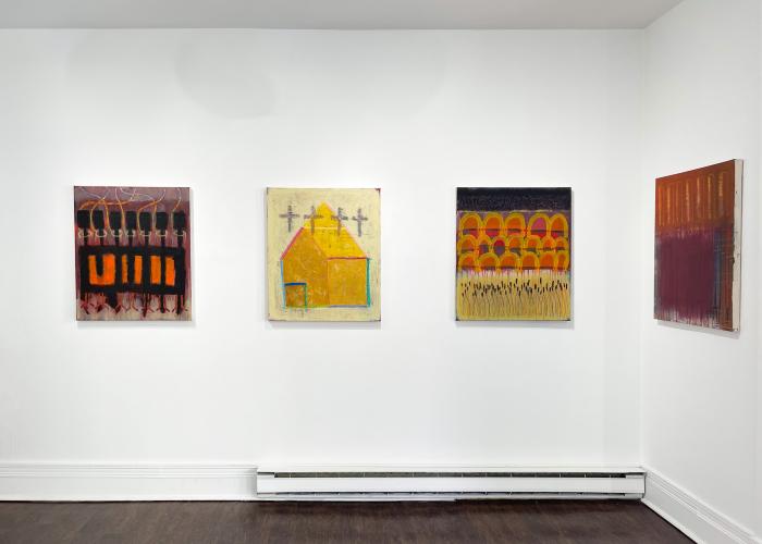 Installation View of Eighteen