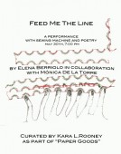 “Feed Me the Line” by Elena Berriolo SEFA