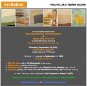 Vica Miller Literary Salon at SEFA Sept 18