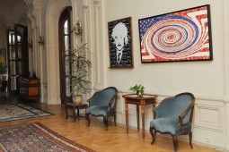 Kim Luttrell at the U.S. Ambassador’s Residence in Prague